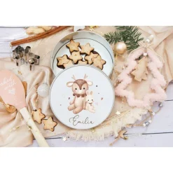Keksdose personalisiert, Plätzchendose Weihnachten, Personalisierte Keksdose, Geschenk Kinder, Vorratsdose