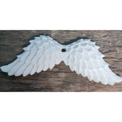 Keraflottfiguren Flügel in weiß oder schwarz - Pastelltöne möglich
