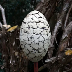 Keramik Keramikei für Ostern Osterei Gartenkeramik für Stab