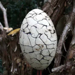 Keramik Keramikei für Ostern Osterei Gartenkeramik für Stab