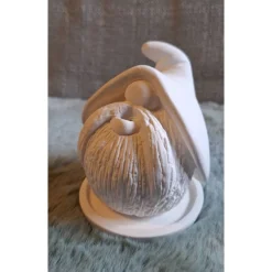 Keramik Räucherwichtel Zwerg – Handgegossene Deko für Räucherkegel & Weihnachten