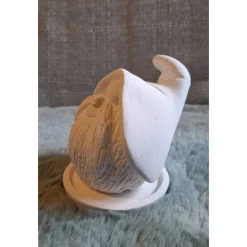 Keramik Räucherwichtel Zwerg – Handgegossene Deko für Räucherkegel & Weihnachten