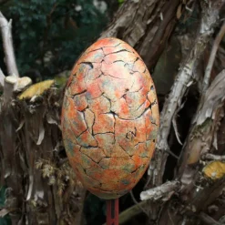 Keramikei Osterei zartes pastellbunt Ei zum Aufstecken für Stab