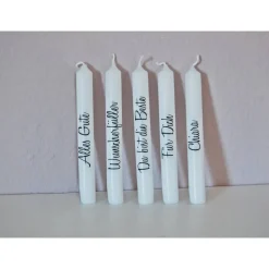 Kerze mit Spruch | Kerze mit Name | Stabkerze | Muttertag | Geschenkidee | Personalisierte Kerze