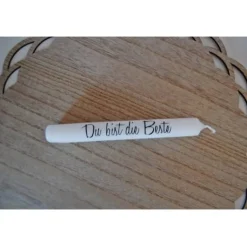 Kerze mit Spruch | Kerze mit Name | Stabkerze | Muttertag | Geschenkidee | Personalisierte Kerze