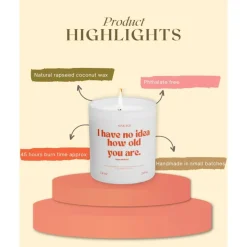 Kerze mit Spruch I think of you, Duftkerze im Glas, Geschenk für ihn, Rapswachs Kerze, Herzensmensch, Geschenksideen