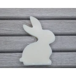 Kerze Osterhase / Hase / Osterkerze /Ostern aus Sojawachs in weiß