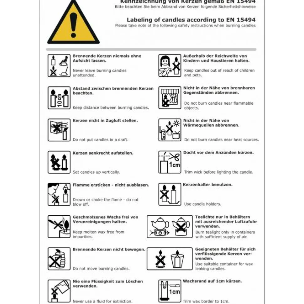 Kerze zum Geburtstag | Geburtstagskerze | Stabkerze | Geschenk | Tischdeko