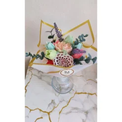 Kerzenblumenstrauß Handgemacht aus Sojawachs – Geschenkidee zum Geburtstag, Muttertag, Hochzeit & Valentinstag