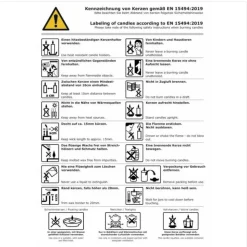 Kerzengeschenkset Kleiner Frühlingsgruß. Kleiner Osterhase, Kerze und Kerzenhalter. Ostergeschenk. Mitbringsel.