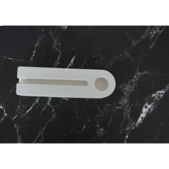 Kerzenhalter Gips mit Einschub-Zahlen 0-9, Geburtstag