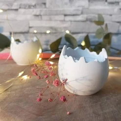 Kerzenhalter Ostern Eierschale – Deko Eierbecher & Eierhalter für festliche Frühlingsdeko