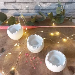 Kerzenhalter Ostern Eierschale – Deko Eierbecher & Eierhalter für festliche Frühlingsdeko