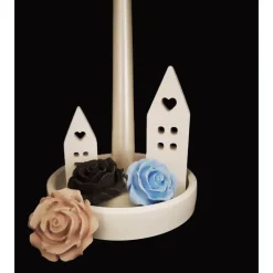 Kerzenkranz, Lichthäuser, Skandi Deko, Auswahl