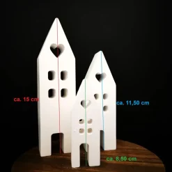 Kerzenkranz, Lichthäuser, Skandi Deko, Auswahl