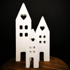 Kerzenkranz, Lichthäuser, Skandi Deko, Auswahl