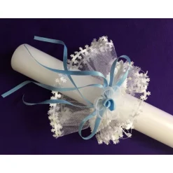 Kerzenschmuck Tropfschutz Kerzenrock Tüll