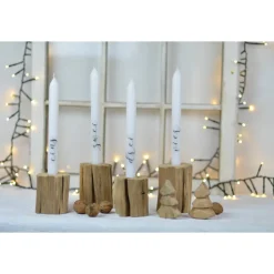 Kerzenständer Krumme Dinger Eiche Unikate