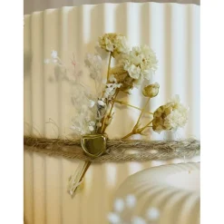 Kerzenteller Set- Inl.Vase Osterhase und Kerzenhalter-Pastell -peach– Geschenkidee -Wohnzimmer“