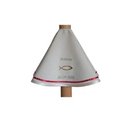 Kerzentuch, Kerzenrock für Kommunionkerze, Taufkerze, personalisiert