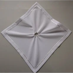 Kerzentuch, Kerzenrock für Kommunionkerze, Taufkerze