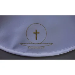 Kerzentuch, Kerzenrock für Kommunionkerze, Taufkerze