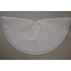 Kerzentuch, Kerzenrock für Kommunionkerze, Taufkerze