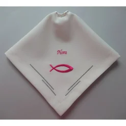 Kerzentuch, Kerzenrock für Kommunionkerze, Taufkerze, personalisiert