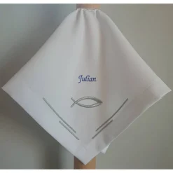 Kerzentuch, Kerzenrock für Kommunionkerze, Taufkerze, personalisiert