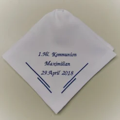 Kerzentuch, Kerzenrock für Kommunionkerze, Taufkerze, personalisiert
