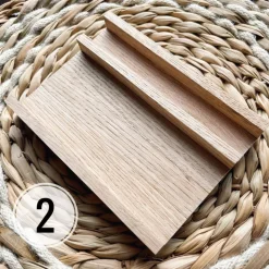 Kerzenverpackung | Holz Rohling für Stabkerzen | Klötzchen Gugelhupf Verpackung