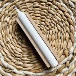 Kerzenverpackung | Holz Rohling für Stabkerzen | Klötzchen Gugelhupf Verpackung