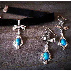 Kette, Halskette, Ohrringe, Trachten-, Dirndlschmuck