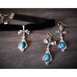 Kette, Halskette, Ohrringe, Trachten-, Dirndlschmuck