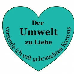 Ketten Anhänger Mermaid  Herz blau ART 5402