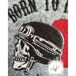 KFZ Etui Motorrad Totenkopf Kennzeichen Zulassungsbescheinigung Hülle