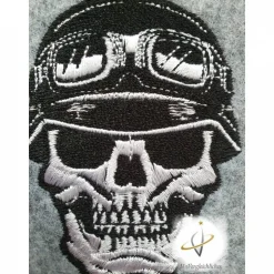 KFZ Etui Motorrad Totenkopf Kennzeichen Zulassungsbescheinigung Hülle