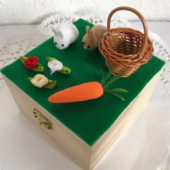 Kinder Geldgeschenk Ostern Junge Mädchen verpacken Gutschein Geld verschenken Osterhasen Holzbox Mann Frau