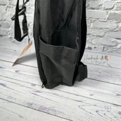 Kinder Rolltop Rucksack mit Bagger & Namen bestickt I personalisierte Kita-Tasche I Kindergartentasche für Jungen