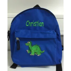 Kinder Rucksack + Motiv Dinosaurier ( Nr. 11 ) + Name