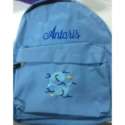 Kinder Rucksack + Motiv Fische ( Nr. 21 ) + Name