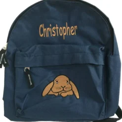 Kinder Rucksack + Motiv Widder Kaninchen ( Nr. 22 ) + Name