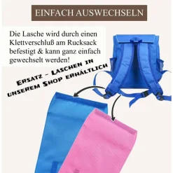 Kinder Rucksack mit Namen Einhorn Mädchen Kinderrucksack personalisiert Geschenk Kindergarten Kita Start
