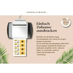 Kinderausweis Bauarbeiter für Kindergeburtstag Baustellenparty - Tolles Accessoire für kleine Bauarbeiter - Bastelvorlag