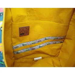 Kindergarten Rucksack Baustelle blau– Individuell, Softshell, 2 Größen, Kita