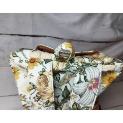 Kindergarten Rucksack Blumen retro – Individuell, Softshell, 2 Größen, Kita