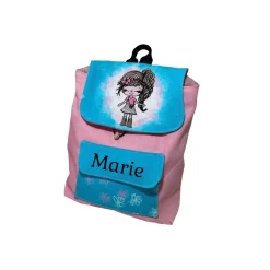 Kindergarten Rucksack girl rosa - mit oder ohne Namen - mit Wunschnamen Kinderrucksack - Tasche für Mädchen