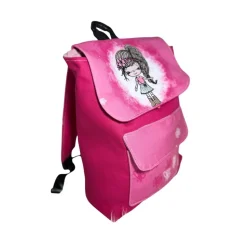 Kindergarten Rucksack girl pink // Kinderrucksack für Mädchen // Genähter Rucksack für Kinder