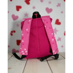 Kindergarten Rucksack girl pink // Kinderrucksack für Mädchen // Genähter Rucksack für Kinder
