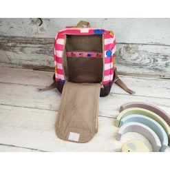 Kindergarten Rucksack, Kita Tasche, Maus, 4 Farben, 2 Größen, Softshell, personalisierbar